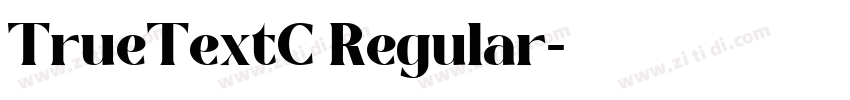 TrueTextC Regular字体转换
